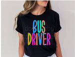 Bright Bus Driver DTF Transfer