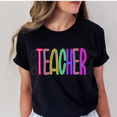 Bright Teacher DTF Transfer