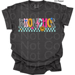 Bronchos Mix Print Preppy Mascot DTF Transfer