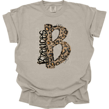 Broncos Leopard Initial DTF Transfer (KI)