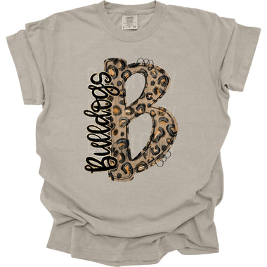 Bulldogs Leopard Initial DTF Transfer (KI)