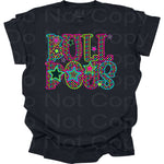 Bulldogs Multi Check Mascot DTF Transfer
