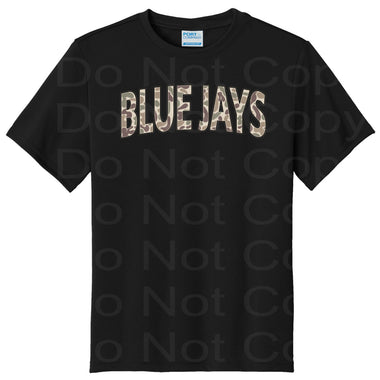 Blue Jays Camo DTF Transfer (E)