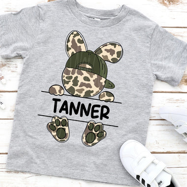 Custom Listing for Camo Boy Bunny  DTF Transfer (leave name in the note)