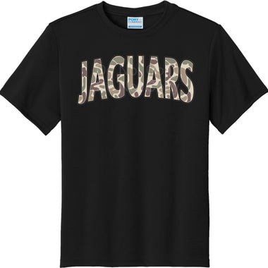 Jaguars Camo Arch Mascot DTF Transfer (E)