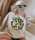 Custom Camo Monogram DTF Transfer (leave initials in the note/personalize box with first initial first, last name initial middle and middle initial last)