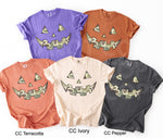 Camo Jack o Lantern Face DTF Transfer (E)