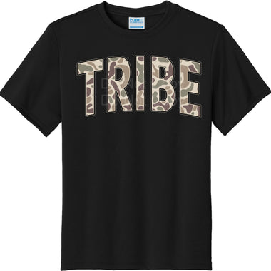Tribe Camo Arch Mascot DTF Transfer (E)