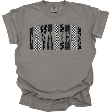 Cavaliers with Leopard Check Stars DTF Transfer (E)