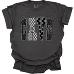 Cavs with Leopard Check Stars DTF Transfer (E)