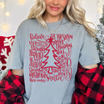Christmas Words Screen Print Transfer W75