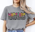 Checkered Bright Warriors DTF Transfer