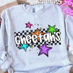 Cheetahs Bright Star Check Mascot DTF Transfer