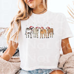 Christmas Cows DTF Transfer