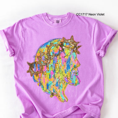 Jesus Colorful Silhouette DTF Transfer