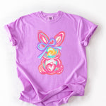 Colorful Bunny DTF Transfer