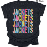 Colorful Stack Jackets DTF Transfer (DPD)