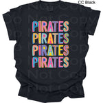 Colorful Stack Pirates  DTF Transfer (DPD)