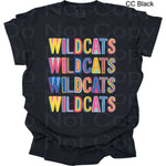 Colorful Stack Wildcats DTF Transfer (DPD)