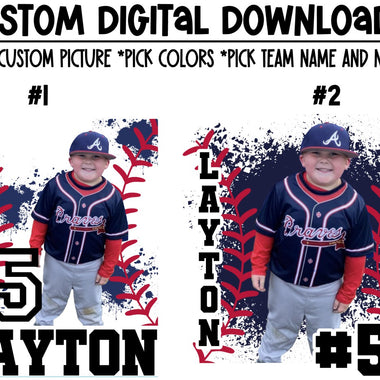 Custom Baseball Digital Download