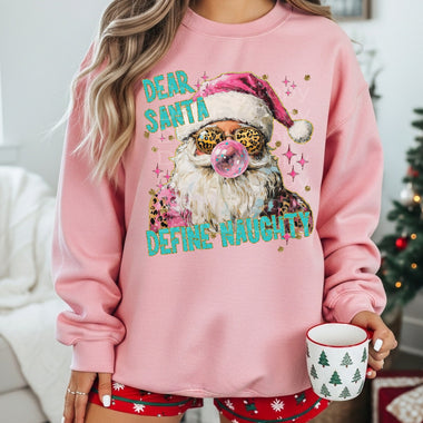 Dear Santa, Define Naught DTF Transfer (KD)