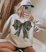 Camo Bow Wholesale Sweatshirt