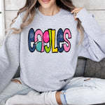 Bold Colorful Eagles DTF Transfer