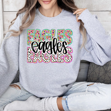 Confetti Eagles DTF Transfer