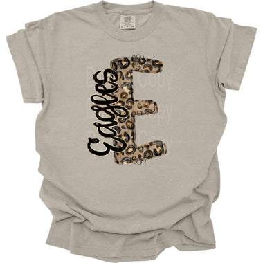 Eagles Leopard Initial DTF Transfer (KI)