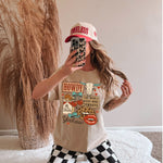 Howdy Western Collage Vintage Stamp Wholesale Tee