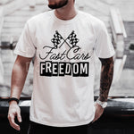 Fast Cars and Freedom DTF Transfer