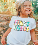 First Grade Daisy Check DTF Transfer (E)