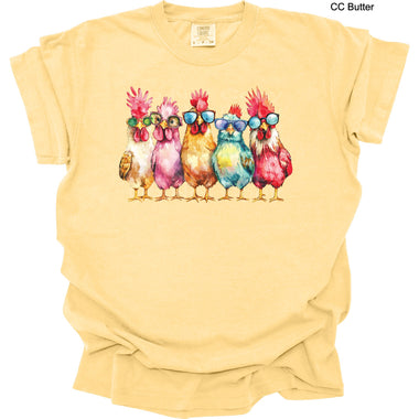Funny Chickens DTF Transfer (E)
