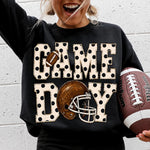 Polka Dot Game Day Football DTF Transfer (E)
