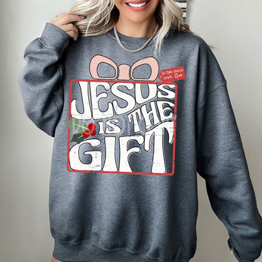 Jesus is the Gift Screen Print High Heat Transfer Above C6