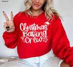 Christmas Baking Crew Screen Print Transfer V103