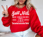 Saint Nicks Hot Chocolate Screen Print Transfer U27