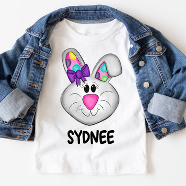 Custom Listing for Girl Bunny Head DTF Transfer (leave name in the note)