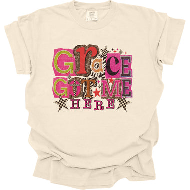 Grace Got Me Here DTF Transfer (E)