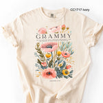 Grammy Poppy Flowers DTF Transfer