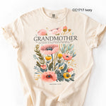Grandmother Poppy Flowers DTF Transfer