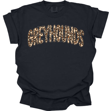 Greyhounds Leopard Print Mascot DTF Transfer (E)