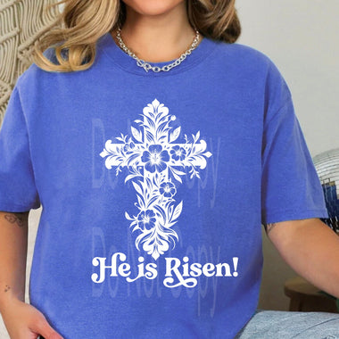 He Is Risen Single Color Screen B27