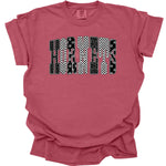 Hornets with Leopard Check Stars DTF Transfer (E)