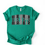 Hornets with Leopard Check Stars DTF Transfer (E)