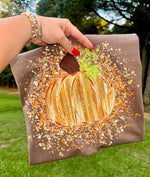 Pumpkin Splatter Bow Wholesale Tee