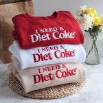 I need a Diet C0K3 Wholesale Embroidered Sweatshirt