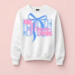 Make Heaven Crowded Bow Coquette Wholesale Sweatshirt