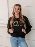 Comfy and Cozy Homebody Club Teddy Bear Wholesale Embroidered Sweatshirt