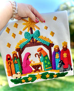 Nativity Faux Yarn Wholesale Tee